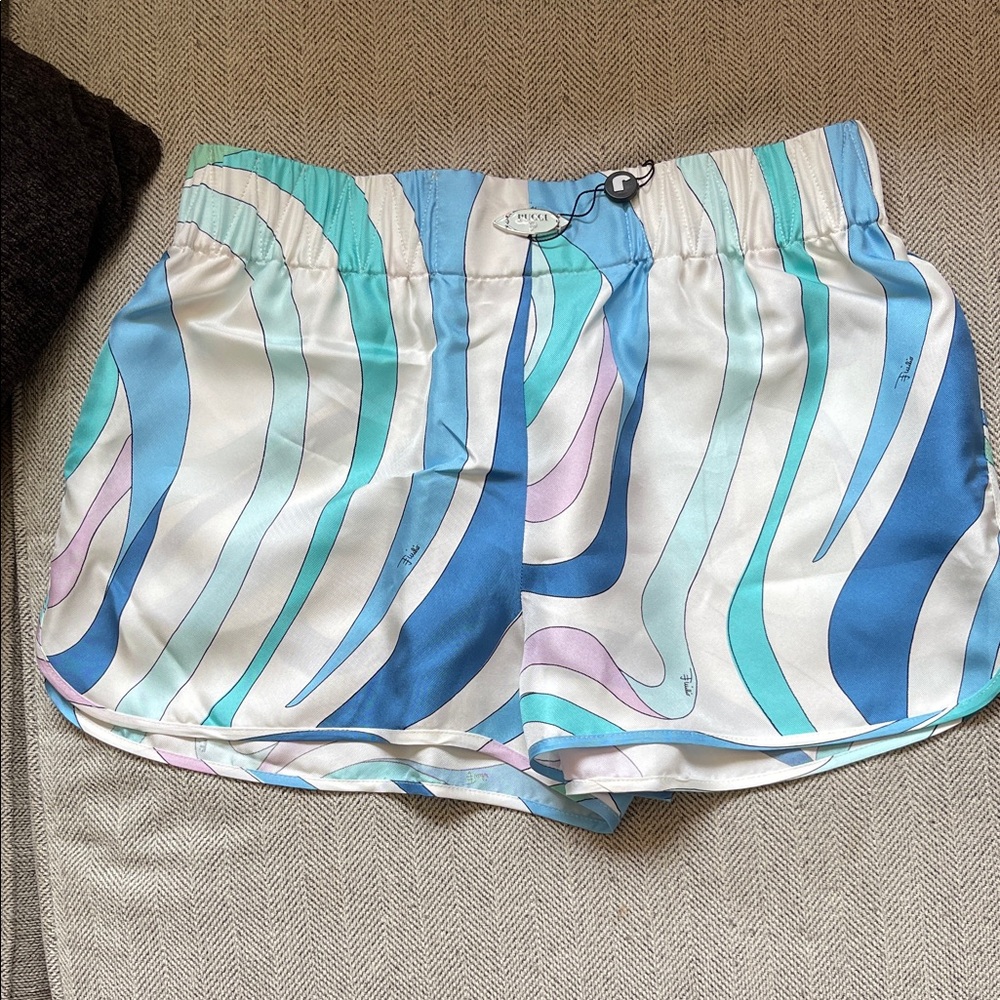 Emilio Pucci Multicolor Striped Women Shorts